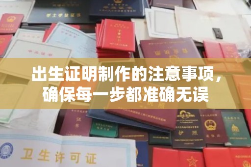 镇康出生证明制作的注意事项，确保每一步都准确无误